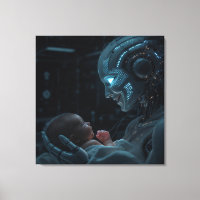 Kunstmatige gratie - moederschapsrobot en Baby