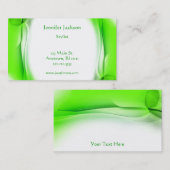 Kunstmatige groene Visitekaartjes (Voorkant / Achterkant)