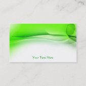 Kunstmatige groene Visitekaartjes (Achterkant)