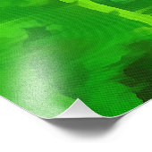 Kunstmatige heldere en kleurrijke Pop Art Daisies Foto Afdruk (Hoek)