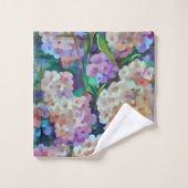 Kunstmatige hydrangeas Hortensia Floral Abstract a Bad Handdoek (Wasdoekje)