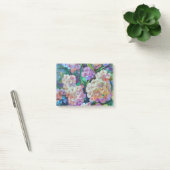 Kunstmatige hydrangeas Hortensia Floral Abstract a Post-it® Notes (Kantoor)