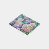 Kunstmatige hydrangeas Hortensia Floral Abstract a Post-it® Notes (Schuin)