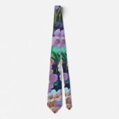 Kunstmatige hydrangeas Hortensia Floral Abstract a Stropdas (Voorkant)