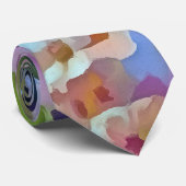 Kunstmatige hydrangeas Hortensia Floral Abstract a Stropdas (Opgerold)