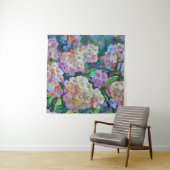 Kunstmatige hydrangeas Hortensia Floral Abstract a Wandkleed (In Situ (horizontaal))