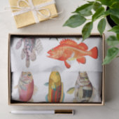 Kunstmatige indrukken in de Zee van de oceaan Tissuepapier (Geschenk)