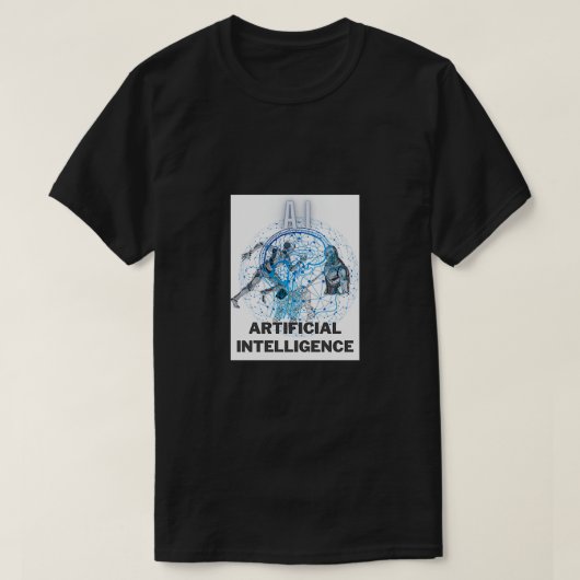 Kunstmatige inlichtingen 40 t-shirt (Design voorkant)