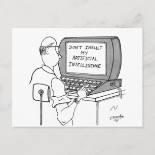 Kunstmatige Inlichtingendienst Cartoon 1931 Briefkaart