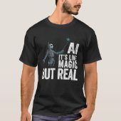 Kunstmatige Inlichtingendienst Robot AI T-shirt (Voorkant)