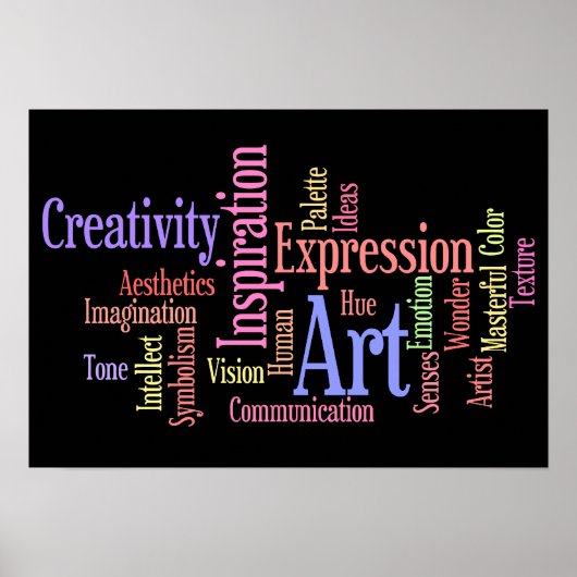 Kunstmatige inspiratie - Kunst en creativiteit Poster (Voorkant)