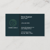 Kunstmatige Intelligence Coder Visitekaartje (Achterkant)