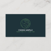 Kunstmatige Intelligence Coder Visitekaartje (Voorkant)