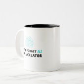 Kunstmatige Intelligence Computer AI-ontwikkelaar Tweekleurige Koffiemok (Voorkant links)