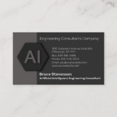 Kunstmatige Intelligence Engineering Visitekaartje (Voorkant)