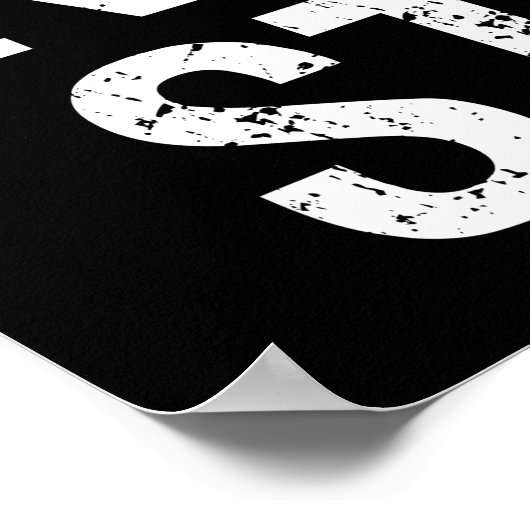 Kunstmatige Intelligence Natural Stupidity Funny Poster (Hoek)