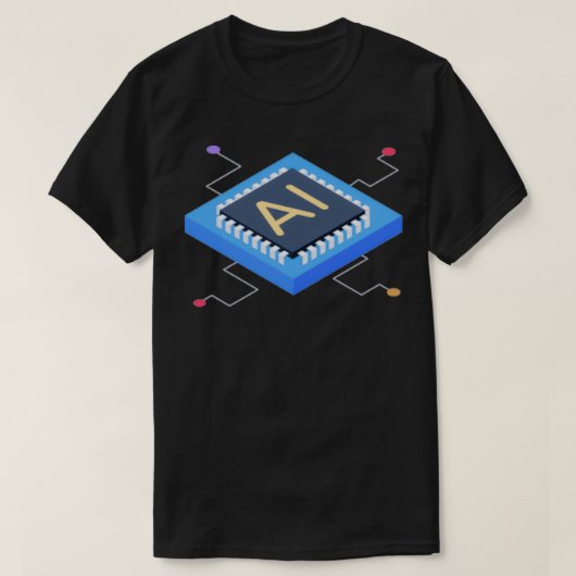 Kunstmatige intelligentie AI Classic TShirt (Design voorkant)