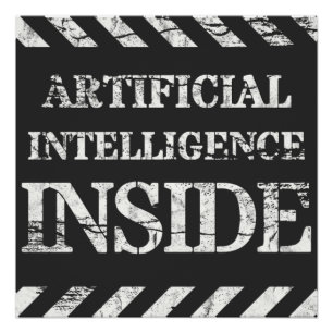 Kunstmatige intelligentie binnen perfect poster