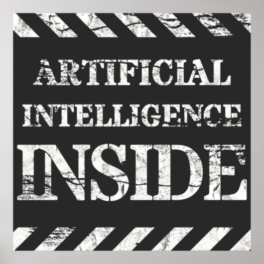 Kunstmatige intelligentie binnen poster (Voorkant)