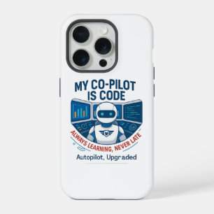 Kunstmatige Intelligentie Co-Piloot Code Ontwerp iPhone 15 Pro Case