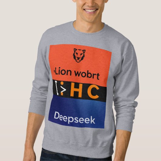 Kunstmatige intelligentie DeepSeek T-shirt (Voorkant)