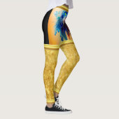 Kunstmatige intelligentie dier kleurrijke kat leggings (Rechts)
