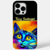Kunstmatige intelligentie dierenkattengezicht Case-Mate iPhone case (Achterkant)