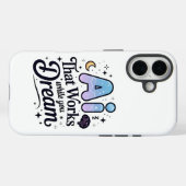 Kunstmatige Intelligentie Dream Work Design Case-Mate iPhone Case (Achterkant (horizontaal))