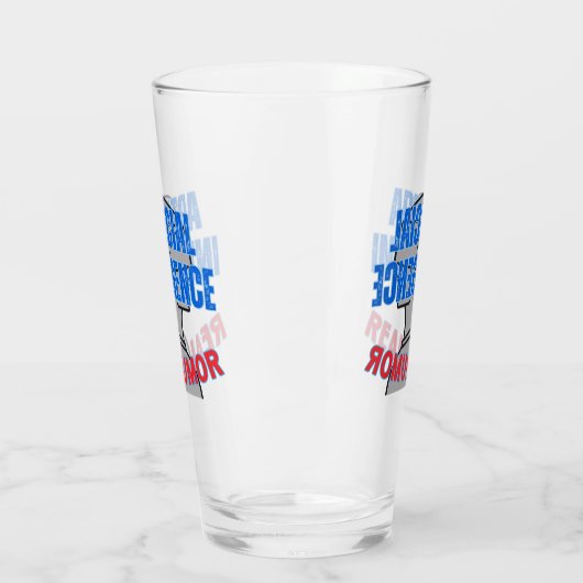 Kunstmatige intelligentie, echte humor.w Wit BG Glas (Links)