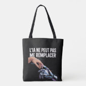 Kunstmatige intelligentie en mensen tote bag (Achterkant)