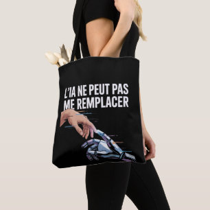 Kunstmatige intelligentie en mensen tote bag