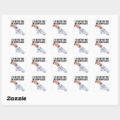 Kunstmatige intelligentie en mensen vierkante sticker (Vel)