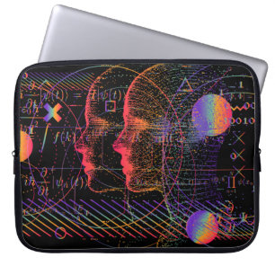 Kunstmatige intelligentie en virtuele realiteit co laptop sleeve