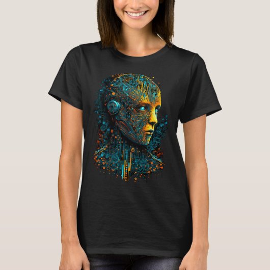 Kunstmatige Intelligentie Informatica IT Prof T-shirt (Voorkant)