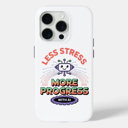 Kunstmatige Intelligentie Mode Robotica Mannen Top Case-Mate iPhone Case (Achterkant)
