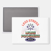 Kunstmatige Intelligentie Mode Robotica Mannen Top Magneet (Voorkant / Achterkant)