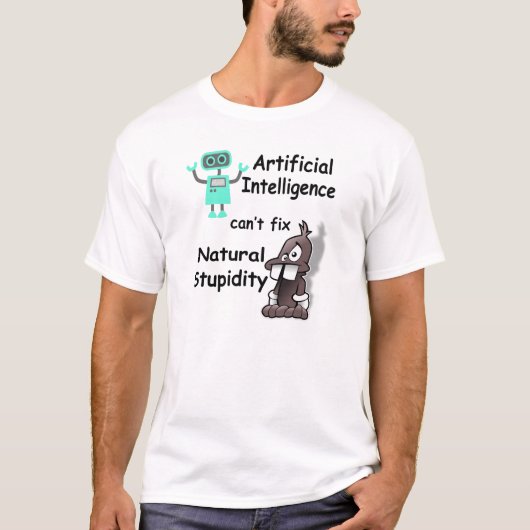 Kunstmatige intelligentie - Natuurlijke Shirt van  (Voorkant)