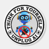 Kunstmatige Intelligentie - Ontkoppel AI Magneet (Voorkant)