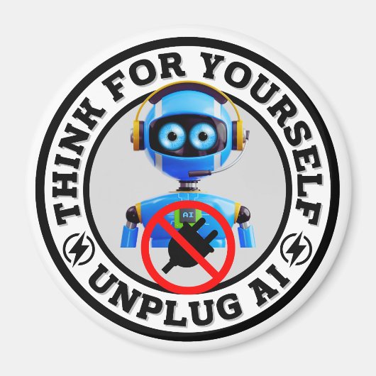 Kunstmatige Intelligentie - Ontkoppel AI Magneet (Voorkant)