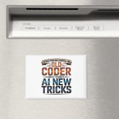 Kunstmatige Intelligentie Oude Coder Ontwerp Magneet (Insitu (Vaatwasser))