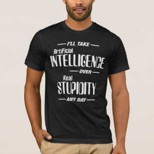 Kunstmatige intelligentie over echte studentes t-shirt