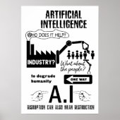 Kunstmatige intelligentie poster (Voorkant)