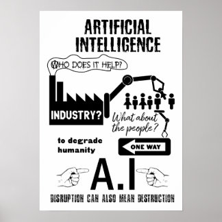 Kunstmatige intelligentie poster