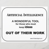 Kunstmatige intelligentie - poster (Voorkant)