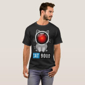 Kunstmatige Intelligentie Sciencefiction Kat T-shirt (Voorkant volledig)