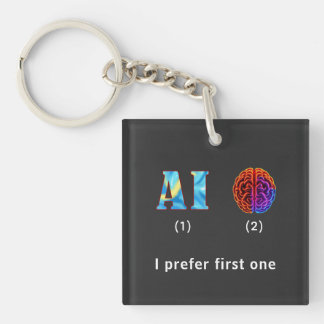 Kunstmatige intelligentie sleutelhanger