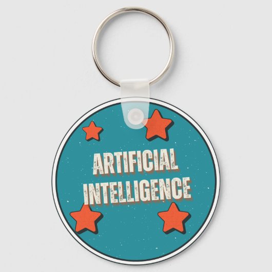 Kunstmatige Intelligentie Sleutelhanger (Voorkant)