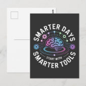 Kunstmatige intelligentie – Slimmere tools Briefkaart (Voorkant / Achterkant)