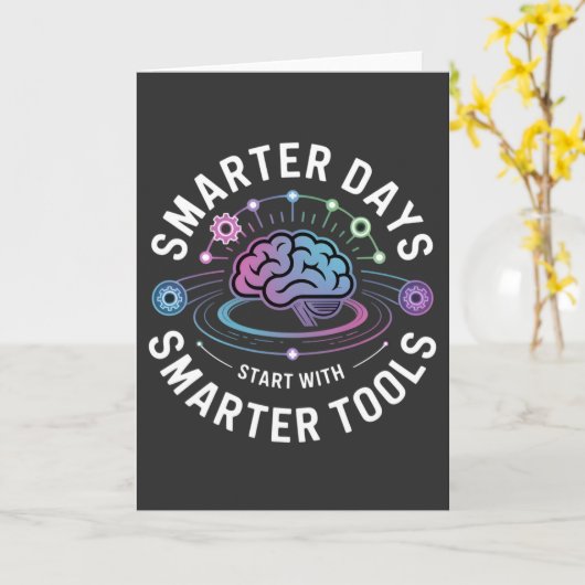 Kunstmatige intelligentie – Slimmere tools Kaart (Gele Bloem)