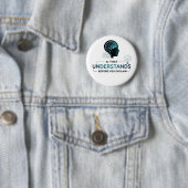 Kunstmatige intelligentie Smart Tech Design Ronde Button 5,7 Cm (In situ)
